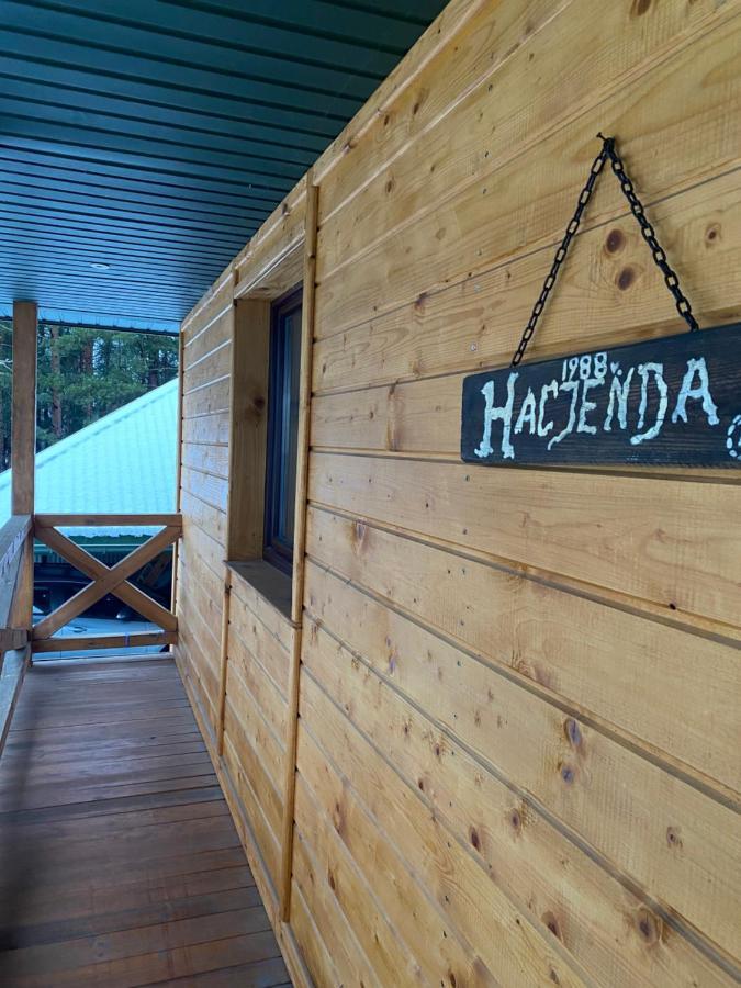 Hacjenda - Domek Caloroczny Krasnobród Exteriör bild